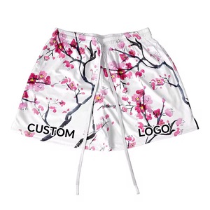 Shorts en maille de sublimation de haute qualité pour hommes, imperméables, écologiques, à séchage rapide, logo personnalisé, entrejambe de 5 pouces, toile - Product Image 1