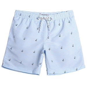 Shorts de bain imprimés confortables pour hommes, shorts décontractés 100% polyester à séchage rapide - Product Image 1