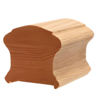 Rampe d'escalier en bois de chêne rouge massif 6310P, la plus vendue, taille personnalisée 5x44,7 mm, profilé, écologique, durable, protection de sécurité pour