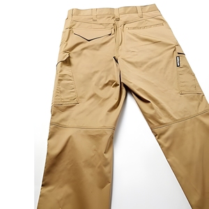 Pantalon cargo Burtle, kaki unisexe, coupe sans stress, silhouette conique, sécurité électrostatique, disponible dans les tailles M à 5L - Product Image 3
