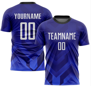 เสื้อฟุตบอลคุณภาพพรีเมียม พิมพ์ลายดิจิทัลตามสั่ง ผลิตจากโพลีเอสเตอร์ 100% ระบายอากาศได้ดี แห้งเร็ว โรงงานรับผลิตชุดฟุตบอลตามแบบที่ต้องการ - Product Image 2