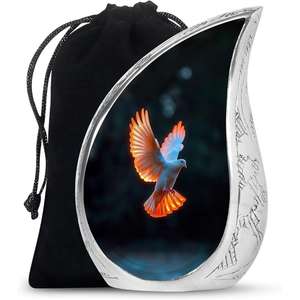 โกศโลหะสำหรับผู้ใหญ่เถ้ากระดูกเทวดาสวรรค์ - Product Image 5