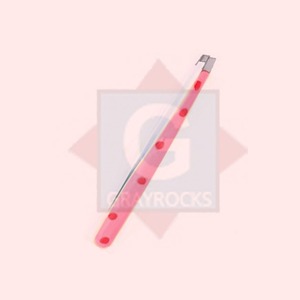 Pinzas de cejas injertadas de precisión profesional Pinzas de desplumado de Punta inclinada de acero inoxidable de alta calidad - Product Image 3