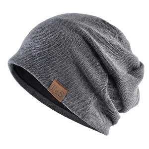 Bonnets chauds d'hiver pour hommes et femmes, bonnet doublé en polaire, bonnet en tricot doux et chaud, bonnet de ski, vente en gros - Product Image 6