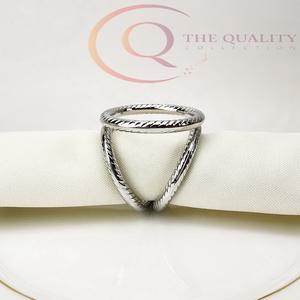 Anneaux de serviette en métal modernes pour la décoration de table de mariage, améliorent l'expérience culinaire lors des repas et des célébrations - Product Image 4