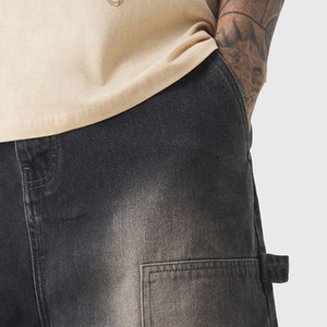 Shorts de Mezclilla para Hombre, Cómodos, de Tela de Algodón, Estilo Cargo con Cierre de Cremallera y Botón, Precio al por Mayor, Servicio OEM 2026 - Product Image 2