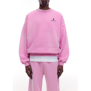 Sudadera Clásica con Lavado Ácido, Textura Desgastada con Estilo y Sensación Suave, Sudadera Básica con Lavado Ácido - Product Image 5