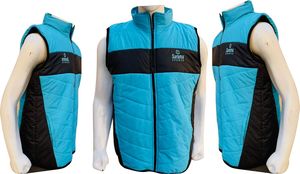 Chaqueta de poliéster con manga personalizada, cuello en V, 100% poliéster, Jersey bordado - Product Image 4