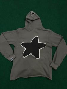 Sudaderas con capucha de invierno para hombre más vendidas, patrón de bordado 3D de lavado ácido, nuevo diseño, Material polar de Pakistán, MOQ bajo al por mayor - Product Image 3