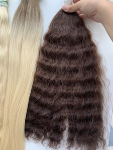 Extensiones de Cabello Humano al Por Mayor, Cabello Virgen Vietnamita, 100g, Ondulado Natural, 28-30 Pulgadas de Largo, Todos los Colores, 70 cm - Product Image 5
