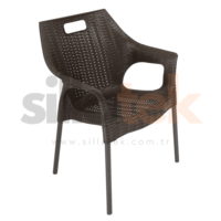 Fauteuil inclinable Star de fabrication turque, confortable, écologique, moderne, en rotin, pour salon, extérieur, maison, bureau