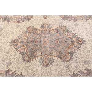 Turkish Rug, Large 5.6x9.8 ft Vintage Rug, <b>Brown</b> Striped <b>Wool</b> Rug - Product Image 5