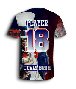 MAILLOT DE BASEBALL PERSONNALISÉ PAR SUBLIMATION MAILLOT DE SOFTBALL MAILLOT PERSONNALISÉ DE L'ÉQUIPE AVEC SON PROPRE LOGO Col Haut Tenue Décontractée - Product Image 2