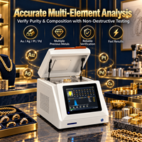 Analyseur de métaux précieux XRF de bureau, contrôle qualité de la fabrication de bijoux, machine de test de l'or, de l'argent et du platine