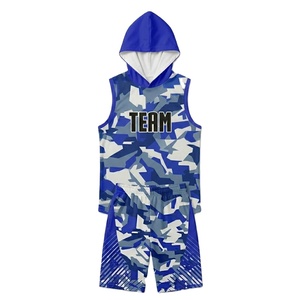 7v7 Flag Football Uniform Set Sleeveless Hoodie Matching Shorts Adult Sizes Polyester Jersey Shorts 7 0n 7 Jersey - Product Image 3