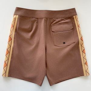Nouveau short de bain pour homme en coton et élasthanne, tricoté en laine, uni, décontracté, séchage rapide, respirant et léger, idéal pour l'été et la plage - Product Image 5