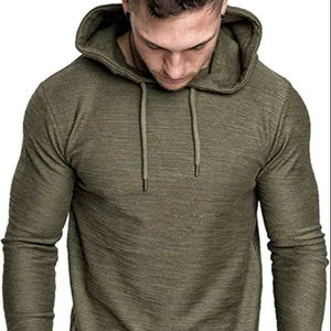 Custom Logo Lined <b>Short</b> <b>Sleeve</b> Casual Solid Color Fleece Polyester/Cotton Quick Dry Winter <b>Hoodie</b> - Product Image 1