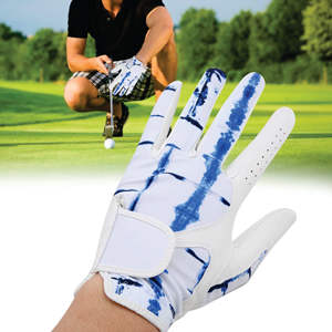 Precio de fábrica Guantes de golf Cabretta Cuero Diseño moderno Guantes con logotipo personalizado Golf Cabretta Guantes de golf de cuero más vendidos - Product Image 4