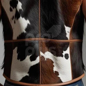 เสื้อกั๊กหนังวัวแท้สำหรับผู้ชาย - เสื้อคลุมลำลองระบายอากาศได้ดีสำหรับใช้ในชีวิตประจำวัน - Product Image 5