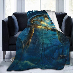 Kids <b>Dinosaur</b> Print Flannel Throw <b>Blanket</b> Soft Fleece Sofa Couch <b>Blanket</b> Wholesale - Product Image 4