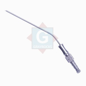Tube d'aspiration manuel Ferguson Frazier en acier inoxydable pour chirurgie ORL, certifié CE Classe I, haute qualité, garantie 1 an - Product Image 2