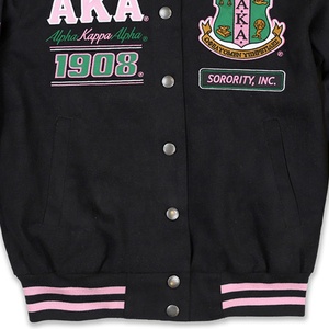 Veste de baseball oversize pour hommes, style décontracté, nouveau style, manches en cuir, lettres, veste universitaire, XS, option en gros, vierge - Product Image 5