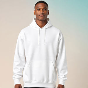 Oversize Drop Shoulder Men Hoodie 500 GSM Pullover Hood Loose Fit High Quality Fleece Sudadera con capucha de manga larga para hombre - Product Image 2