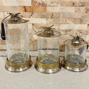 ชุดกระป๋องดีไซน์หรูหรา 3 ขนาด ทำจากสแตนเลสและทองเหลือง คุณภาพเยี่ยม พร้อมจำหน่าย - Product Image 2