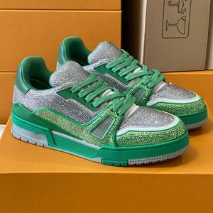 Zapatillas de Moda Masculinas de Alta Calidad, Diseño de Tendencia, con Cordones, Ligeras, Transpirables, Antiolor, de Cuero Genuino, Casuales - Product Image 2