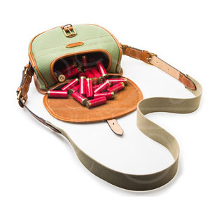 Top Selling KS ENTERPRISES OEM Genuine Cowhide Leather Durable <b>Shooting</b> Cartridge <b>Bag</b> New Arrival Hunting Accessories - Product Image 4