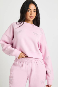Ensemble de survêtement en molleton pour femme, logo personnalisé OEM, 2 pièces, pantalon de survêtement, vêtements de sport, 100% coton respirant, sweat-shirts à capuche, jogging - Product Image 6