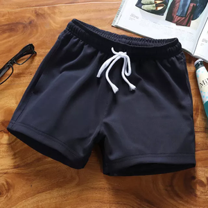 Nuevos Pantalones Cortos Deportivos de Algodón Elástico de Alta Calidad para Hombre, Temporada 2024, Colores Sólidos Personalizados, Secado Rápido, Estilo Urbano - Product Image 5