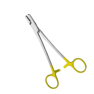 Pinzas rectas Twister TC de alambre BERRY de alta calidad, insertos de 7,14 ", pinzas quirúrgicas de aguja de acero inoxidable para sala de cirugía