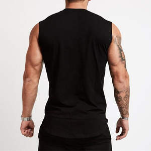 Ropa de gimnasio de algodón para hombre, camiseta sin mangas para entrenamiento, culturismo, ropa deportiva, chalecos, camiseta sin mangas - Product Image 2