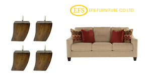 ชุดขาโซฟาไม้เนื้อแข็งคุณภาพพรีเมียมทันสมัย สำหรับเปลี่ยนขาโซฟา เก้าอี้ เตียง ตู้ - ทนทาน ใช้งานง่าย เหมาะสำหรับห้องนั่งเล่นและห้องนอน - Product Image 2