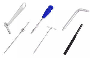 ชุดเครื่องมือผ่าตัดออร์โธปิดิกส์สกรูยึดกระดูกขนาด4.0มม. ทำจากสเตนเลสสตีลคุณภาพระดับพรีเมี่ยม - Product Image 4