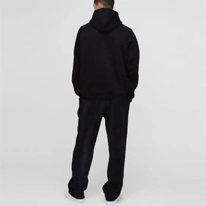 Chándal personalizado para hombre, conjunto de Sudadera con capucha de gran tamaño, logotipo estampado en blanco, Sudadera con capucha de talla grande para hombre, Unisex, 100% algodón, sudadera para correr - Product Image 6