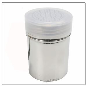 Everyday Use Stainless Steel <b>Herb</b> & <b>Spice</b> Shaker with Plastic Cap Pepper & Salt Condiment Server for Other Seasonings <b>Spice</b> Tins - Product Image 2