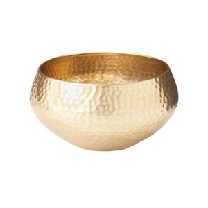 Cuencos de utensilios de cocina Diseño antiguo Cuenco de exhibición y servicio de alimentos de metal Color dorado Espejo pulido Uso de restaurante y hotel - Product Image 2