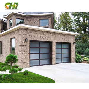 <span class=keywords><strong>Porte</strong></span> <span class=keywords><strong>de</strong></span> <span class=keywords><strong>garage</strong></span> automatique <span class=keywords><strong>motorisée</strong></span> à enroulement, en aluminium, avec télécommande, imperméable, en verre moderne, résistante au vent - Product Image 6