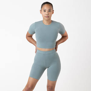 Nueva llegada 2023 logotipo personalizado al por mayor fabricante profesional precio razonable mejor material pantalones cortos de motorista para las mujeres - Product Image 4