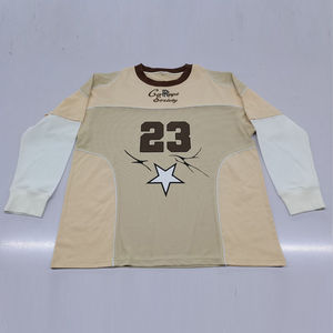 T-shirts décontractés unisexes imprimés de marque en coton, coupe oversize, blanc et noir, pour hommes, hauts à manches courtes, style streetwear tendance - Product Image 1