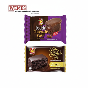 Boîte Combo Gâteau au Chocolat Frais et Moelleux 120g / 85g Tendance Premium Longue Durée de Conservation Produits B2B en Gros Fabricant Malaisie - Product Image 1
