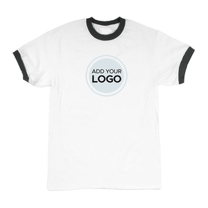 T-shirt de sonnerie de logo personnalisé de vêtements de travail pour hommes (tailles régulières et grandes et grandes) T-shirt de sonnerie personnalisé - Product Image 1