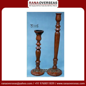 Bougeoir en bois de décoration de maison vintage de conception à la mode pour la décoration de festival décoration de la maison au prix du fabricant - Product Image 4