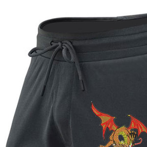 Shorts d'entraînement décontractés pour hommes UFC, légers, à séchage rapide, respirants, imperméables, pour MMA, BJJ, kickboxing, lutte, en polyester - Product Image 4