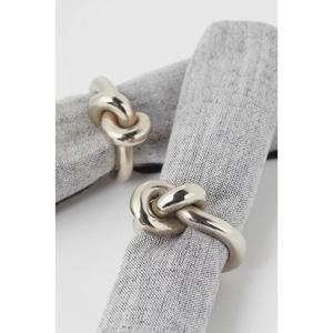 Elégants ronds de serviette en acier inoxydable brossé avec une grande durabilité et un attrait intemporel pour tous les types de paramètres de table - Product Image 4