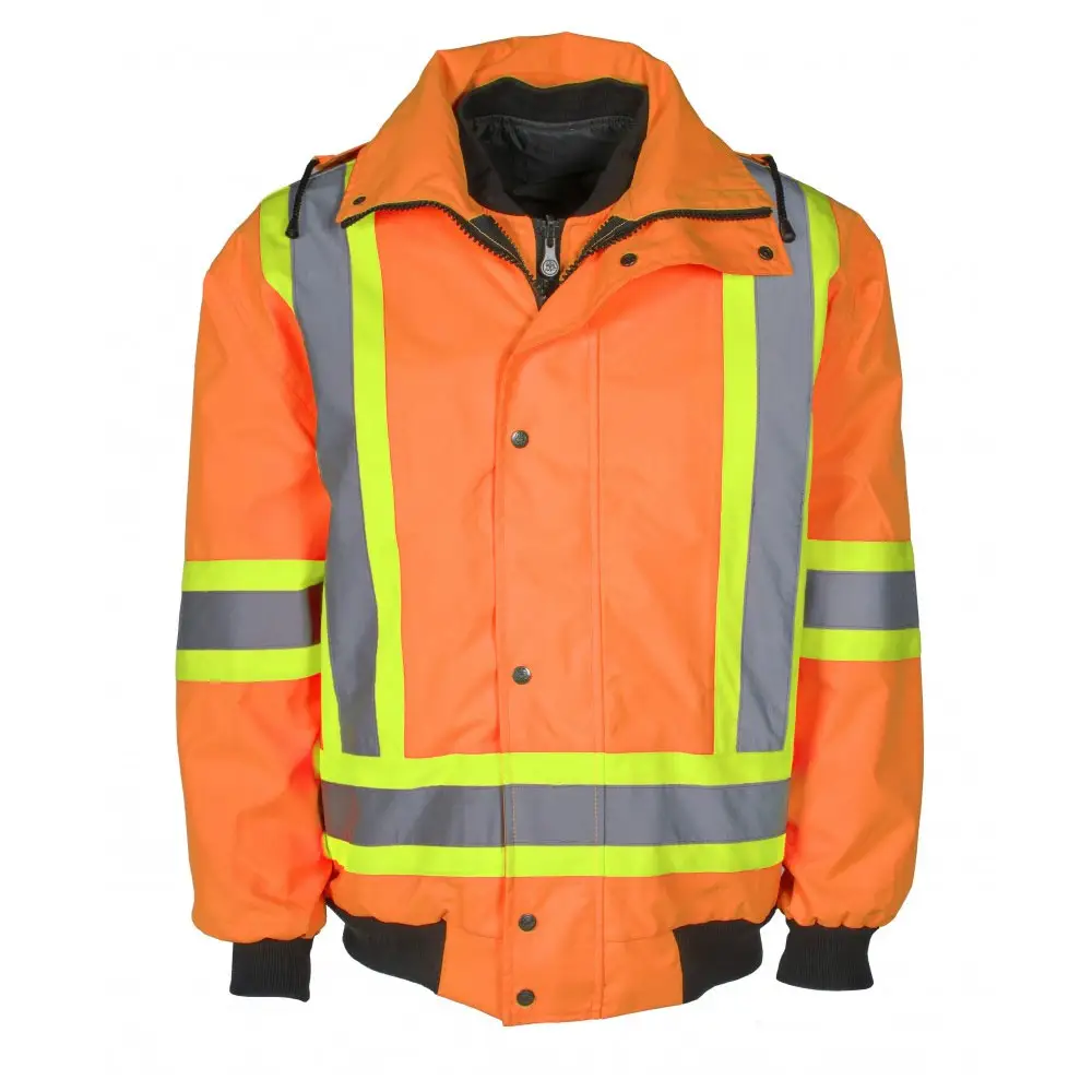 Custom Logo Construction Safety Jackets Top Quality Low Price Safety Working Jackets Made In Pakistan