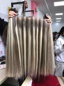 เครื่องยืดผมตรงแบบเรมี่ธรรมชาติทอสองชั้นสำหรับผู้หญิงผิวดำจากเวียดนาม - Product Image 2