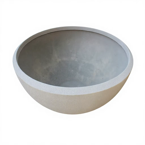 KNT Creations – Pot suspendu en fibre de verre léger et durable, design classique et moderne, texture lisse, pour intérieur et extérieur - Product Image 1